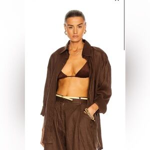 AEXAE Linen Woven Shirt